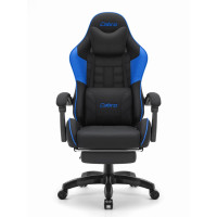 Крісло Cabro C501 Black-Blue тканина
