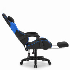 Крісло Cabro C501 Black-Blue тканина