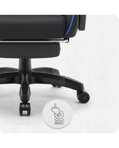 Крісло Cabro C501 Black-Blue тканина