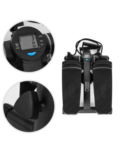 Фітнес-степер з еспандерами ModernHome FIT-100 Black