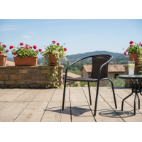 Комплект садових меблів MultiGarden Toscana (на 4 особи): стіл 80 см + 4 стільці з техноротангу