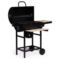 Вугільний гриль MultiGarden XXL BBQ0370 з кришкою, термометром та попільником