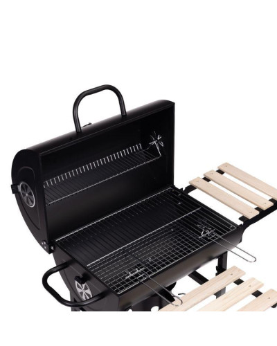 Вугільний гриль MultiGarden XXL BBQ0370 з кришкою, термометром та попільником