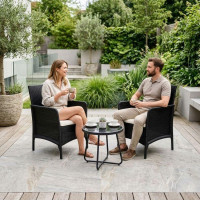Комплект крісел 2 шт. MultiGarden з подушками для балкона, тераси та саду