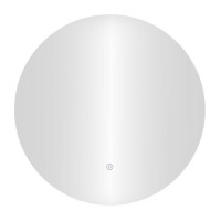 Кругле настінне дзеркало ModernHome з LED-підсвіткою 60 см.