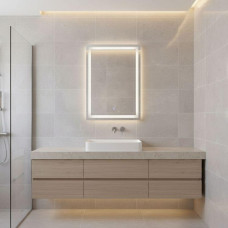 Прямокутне дзеркало ModernHome з LED-підсвічуванням (50х70 см)