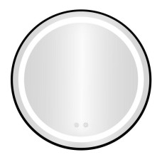 Кругле настінне дзеркало ModernHome Anti-Fog з LED-підсвіткою 80 см.