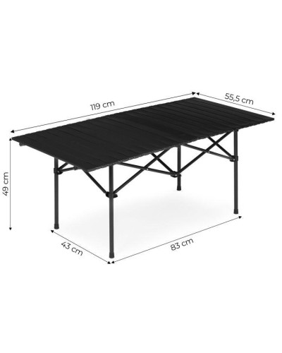 Складаний кемпінговий столик MultiGarden Kemp 120х55 см. з сумкою-чохлом