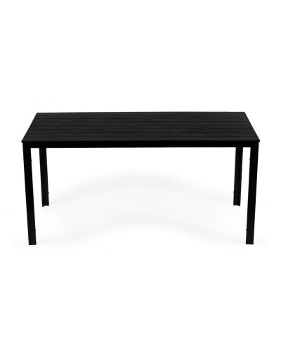 Комплект садових меблів MultiGarden Polywood-4, стіл 156x78 см. + 4 крісла з техротангу (Темно-коричневий)