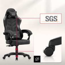 Комп'ютерне крісло Huzaro Force 2.7 Black Carbon