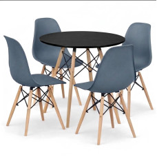 Обідній комплект JUMI Scandinavian-4 Grey/Black